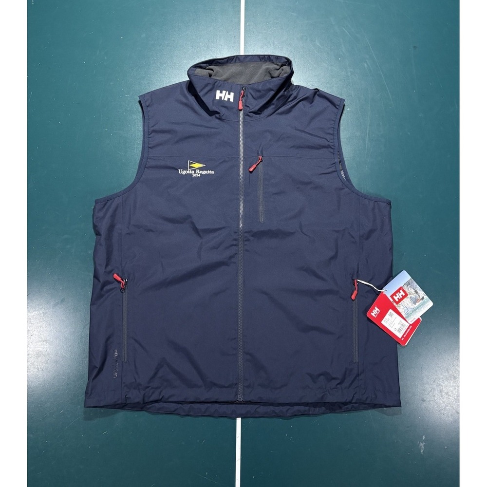 Helly Hansen Crew 2.0 Sailing Vest Men's 3XL Ugotta Regatta Navy Helly Tech NWT